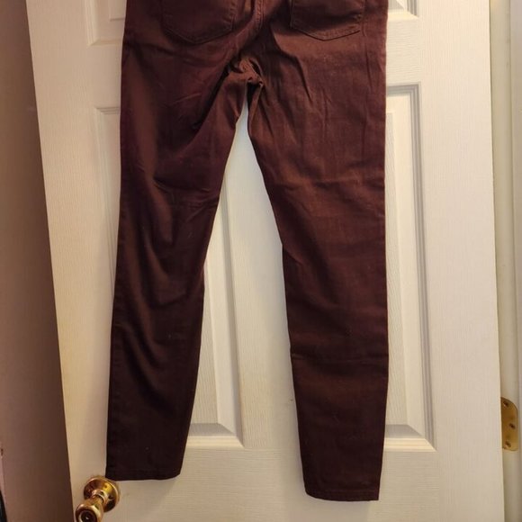 I Jeans by Buffalo Skinny Denim Jeans Womens Size 29 (8) Burgundy Maroon NEW - Picture 7 of 7